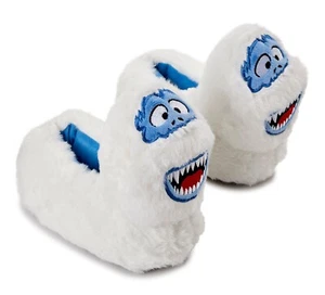BUMBLE Abominable Snowman Baby Toddler Slippers Rudolf White Size 1 - NWT - Picture 1 of 4