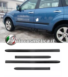 Protezioni porte fasce portiere 3D in plastica nera per Subaru Forester 2008-10 - Imagen 1 de 4