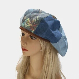 Mujeres Japonesas Cheque Gorro Boina Sombrero Newsboy Gorra a Cuadros Cuadros Pintor Retro Lindo - Imagen 1 de 16