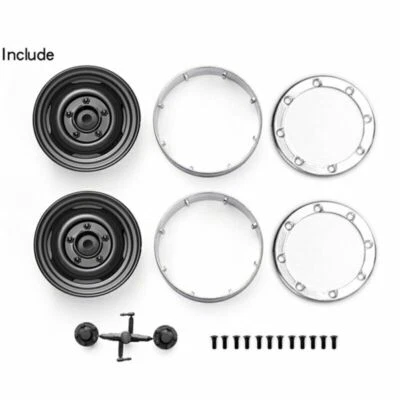 For Traxxas TRX4 Axial SCX10 II CC01 D110 D90 Crawler 1/10 1.9" Wheel Car Rims - Image 1 of 4