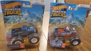 2 Hot Wheels Monster Trucks Big Foot siehe Beschreibung - Bild 1 von 7