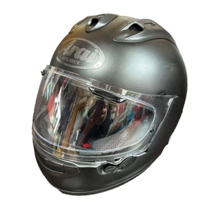 Arai RX-7X Full Face Motorcycle Helmet L Size 59-60cm Flat Black Color Used - Picture 1 of 8