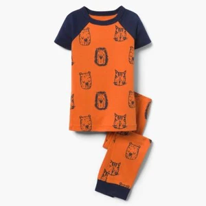 NWT Gymboree Boy Safari Zoo Gymmies Pajama Orange SET Many Sizes - Picture 1 of 1