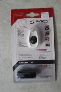Sigma Micro W LED Rücklicht WEISS Bike Safety Germany 17210 Bike Fahrrad - Bild 1 von 8