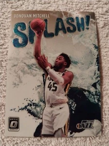 2021-22 DONOVAN MITCHELL DONRUSS OPTIC SPLASH NBA CARD #14 UTAH JAZZ CAVALIERS  - Bild 1 von 2