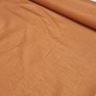Dupion Faux Silk Fabric Tan Rust Brown Orange Copper 55" 140cm Width Sold Metre