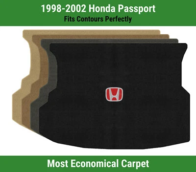 Alfombrilla de carga Lloyd Velourtex para Honda Passport 98-02 con Honda H rojo sobre negro Foto 1 de 4