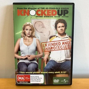 Knocked Up Extended Cut DVD 2007 MA PAL Region 4 R2 R5 Seth Rogen GC AU STOCK - Picture 1 of 4