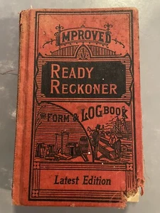 Ready Reckoner Improved 1943  Form Log Latest Edition Pocket Sized   - Bild 1 von 14