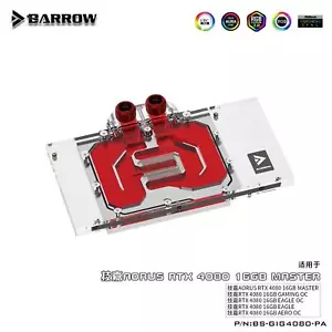 Barrow GPU Water Cooling Block for Gigabyte 4080 GAMING EAGLE BS-GIG4080-PA - Picture 1 of 5