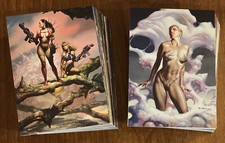 2003 The Artwork Of Boris & Julie Strokes Of Genius Collector Cards Art Set (72)