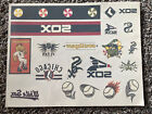 Chicago WHITE SOX - Temporary Tattoos Sheet + Stickers Sheet