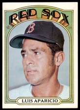 1972 Topps Luis Aparicio  VG-EX Boston Red Sox #313