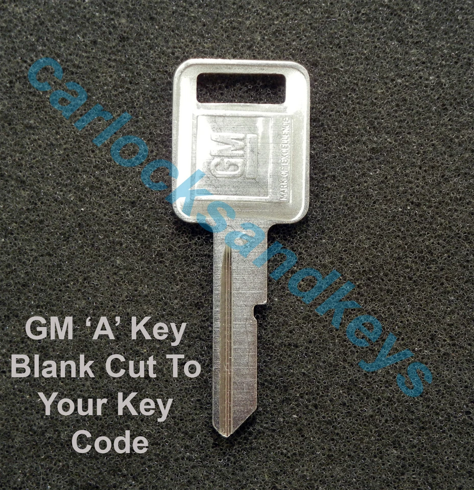 1975, 1979, 1983-1986 Buick Electra OEM GM 'A' Key Blank Cut To Your Key Code - Image 1 of 1
