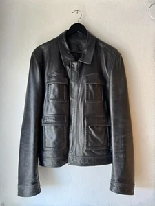 GIVENCHY AW00 Military Multi-Pocket Leather Jacket - Picture 1 of 7