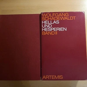 Hellas und Hesperien Bd. 1 und 2. Schadewaldt. Gesammelte Schriften Artemis - Bild 1 von 5
