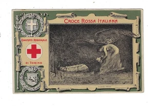 WWI Italian Red Cross Regional Committee of Turin Postcard 2452 - Picture 1 of 2
