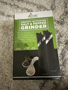 Salt And Pepper Grinder Gravity Activated Eco Chef New In Box - Picture 1 of 4