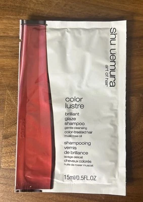 Shu Uemura Color Lustre Brilliant Glaze Shampoo Color Treated Hair .5 Oz Travel - Image 1 of 4