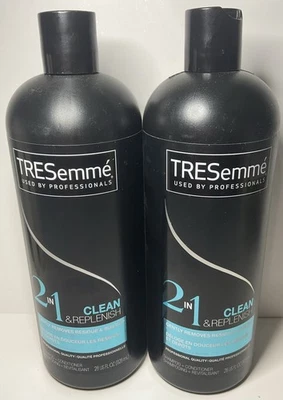 2 Tresemme 2 In 1 Clean & Replenish Shampoo + Conditioner 28 OZ/828 mL - Image 1 of 4