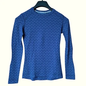 Smartwool Merino Wool Purple Crewneck Long Sleeve Base Layer Top Size Small - Picture 1 of 7