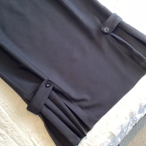 Belle Poque schwarz Retro, Kokette, Pinup, Steampunk Bleistift Faltenrock Gr. M - Bild 1 von 8