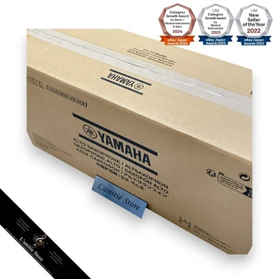 YAMAHA YAS-62 Altsaxophon Sax YAS62 Gold lackiert Blasinstrument Eb mit Koffer - Bild 1 von 4