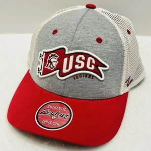 Zephyr USC Trojans Estate Renown Hat Cap Adjustable Snapback Gray NCAA College - Picture 1 of 5