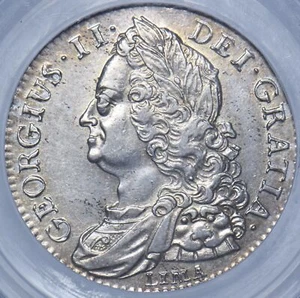 1745 Lima Halfcrown (LCGS 70) - George II British Silver Coin - Very Nice - Picture 1 of 4
