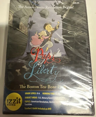 Pups of Liberty The Boston Tea-Bone Party Animated Childrens DVD NEW SEALED Foto 1 de 2