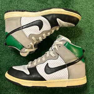 2007 Nike Dunk High Premium "Bo Knows" Serial #306968-002 Men’s 7 Green/White - Picture 1 of 6