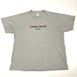 VTG Empire State New York City T-Shirt Large Embroidered Delta Pro Weight USA - Picture 1 of 9