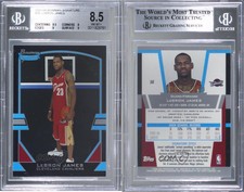 2003-04 Bowman Signature /1250 LeBron James #56 BGS 8.5 Rookie RC