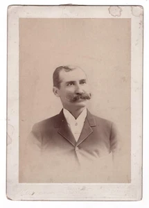 Large Imperial Size Cabinet Card Photo Gentleman San Francisco 1870s - Picture 1 of 5