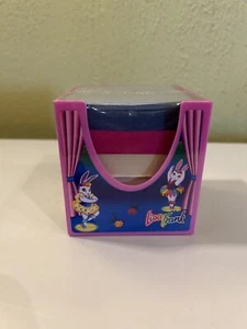 Cubo estacionario vintage Lisa Frank bailarina conejito porta billetes sellado nuevo de stock raro - Imagen 1 de 7