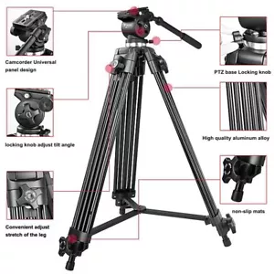 Weifeng Professional 1,8 m flüssiger Videokopf strapazierfähiges Stativ für DSLR-Camcorder - Bild 1 von 12