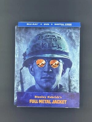 Stanley Kubrick's Full Metal Jacket Steelbook Blue Ray & DVD Limited Edition  - Image 1 of 4