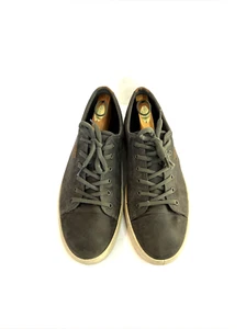 ECCO Gray Leather Lace Up Casual Sneakers Shoes Men Size 14 (48) - Picture 1 of 13