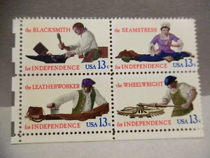 SCOTT STAMP # 1717-1720 COLONIAL SKILLED HANDS 13 CENT BLOCK OF FOUR - MNH - Picture 1 of 1