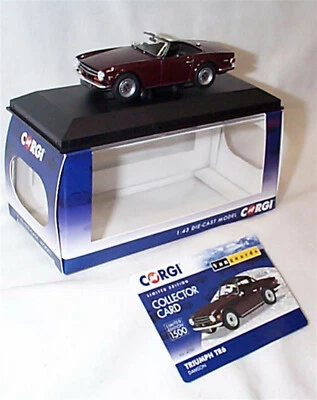 VANGUARDS Triumph TR6 Damson with roof attachment RHD UK VA14700 ltd ed - Image 1 of 2