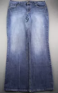Damen 2011 LEI Jeans Sophia Hipster Flare Stretch bestickt Gr. 17JR (36x30) - Bild 1 von 12