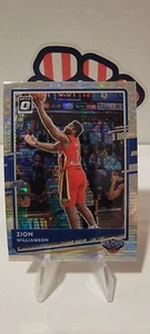 Tarjeta Donruss Optic Zion Williamson Silver Pulsar Prizm #40 NBA Pelicans 2020-21 - Imagen 1 de 2