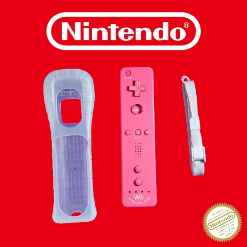 Official Wii Remote PINK Nintendo Motion Plus Inside 👾 Wii U OEM Controller - Image 1 of 1
