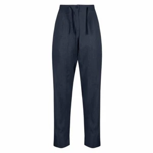 Regatta Maida navy, pantalon urbain en lin pour femmes - Bild 1 von 1