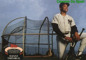 690 DANNY TARTABULL NEW YORK YANKEES TOPPS BASEBALL CARD STADIUM CLUB 1992 - Picture 1 of 2