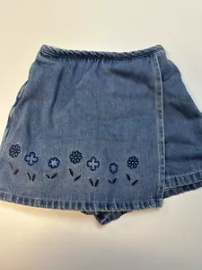 Vintage Amy Byer Denim Jean Skort Girls Size 5 Y2K 90s RARE - Picture 1 of 4