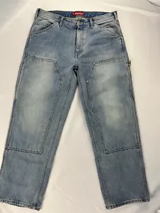 Supreme Double Knee Painter Pant SZ 34 Carhartt Style Baggy Quality Rugged - Picture 1 of 16