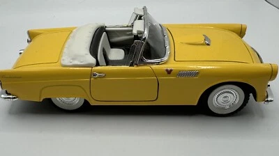 Superior 1955 Ford Thunderbird SS 7714 Yellow 1:24 Scale Car - Image 1 of 4