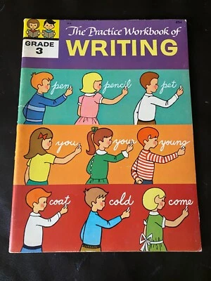 Vintage 1967  UNUSED The Practice Workbook of Writing  Grade 3 Workbook - Image 1 of 4