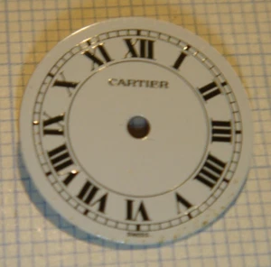1 CADRAN CARTIER PANTHÈRE D'OCCASION POUR MONTRE DE DAME A DETERMINER BON ÉTAT - Picture 1 of 3